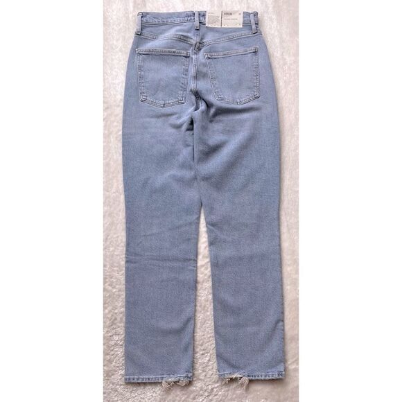 NWT AGOLDE High-Rise Stovepipe Jean Limited Edition in Destination - Picture 15 of 16